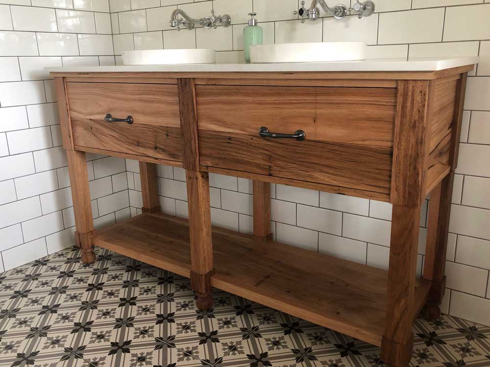 Custom Bathroom Double Vanity